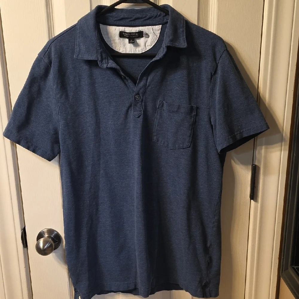 Banana Republic Classic Navy Polo Shirt